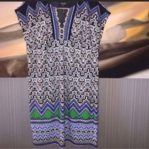 🎠LAUNDRY BY SHELLI SEGAL🎠GEO-PRINTED DRESS🎠